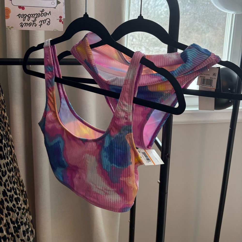 Salt & Cove - Colorful Tie-Dye Bikini Set - nwt